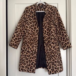 Leopard Print Coat